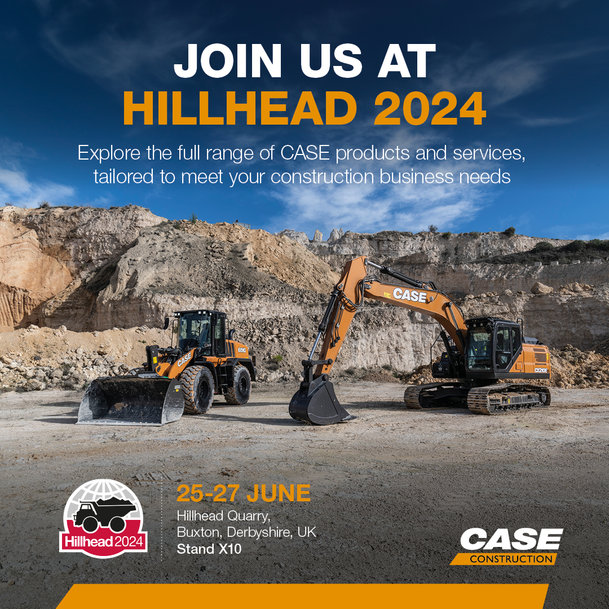 CASE to show wheel loader and crawler excavator additions at Hillhead 2024 